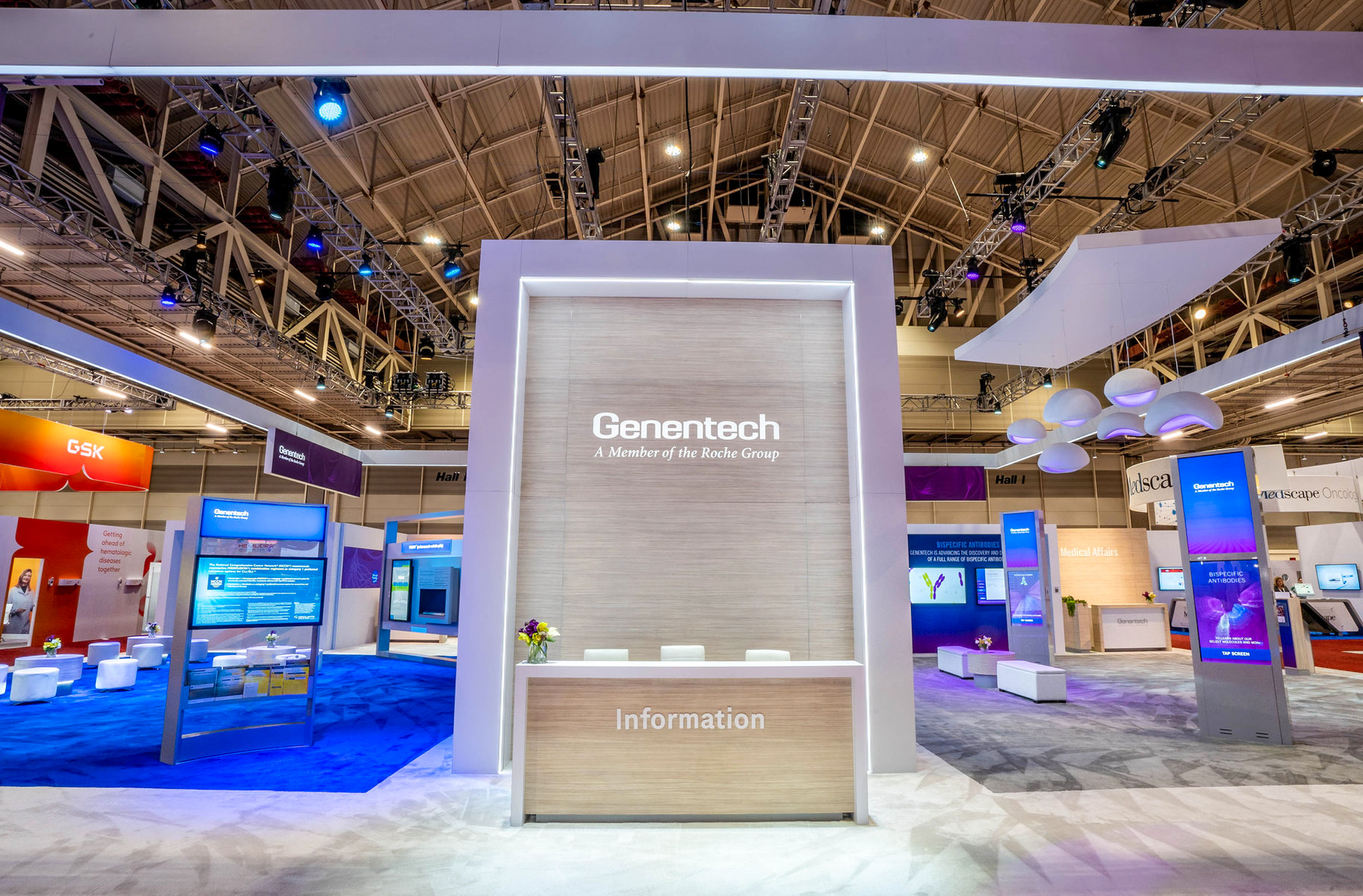 Genentech Exhibit Booth